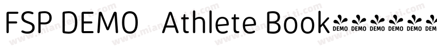 FSP DEMO   Athlete Book字体转换